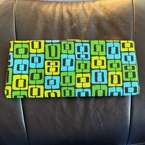 Angela Adams retro clutch bag